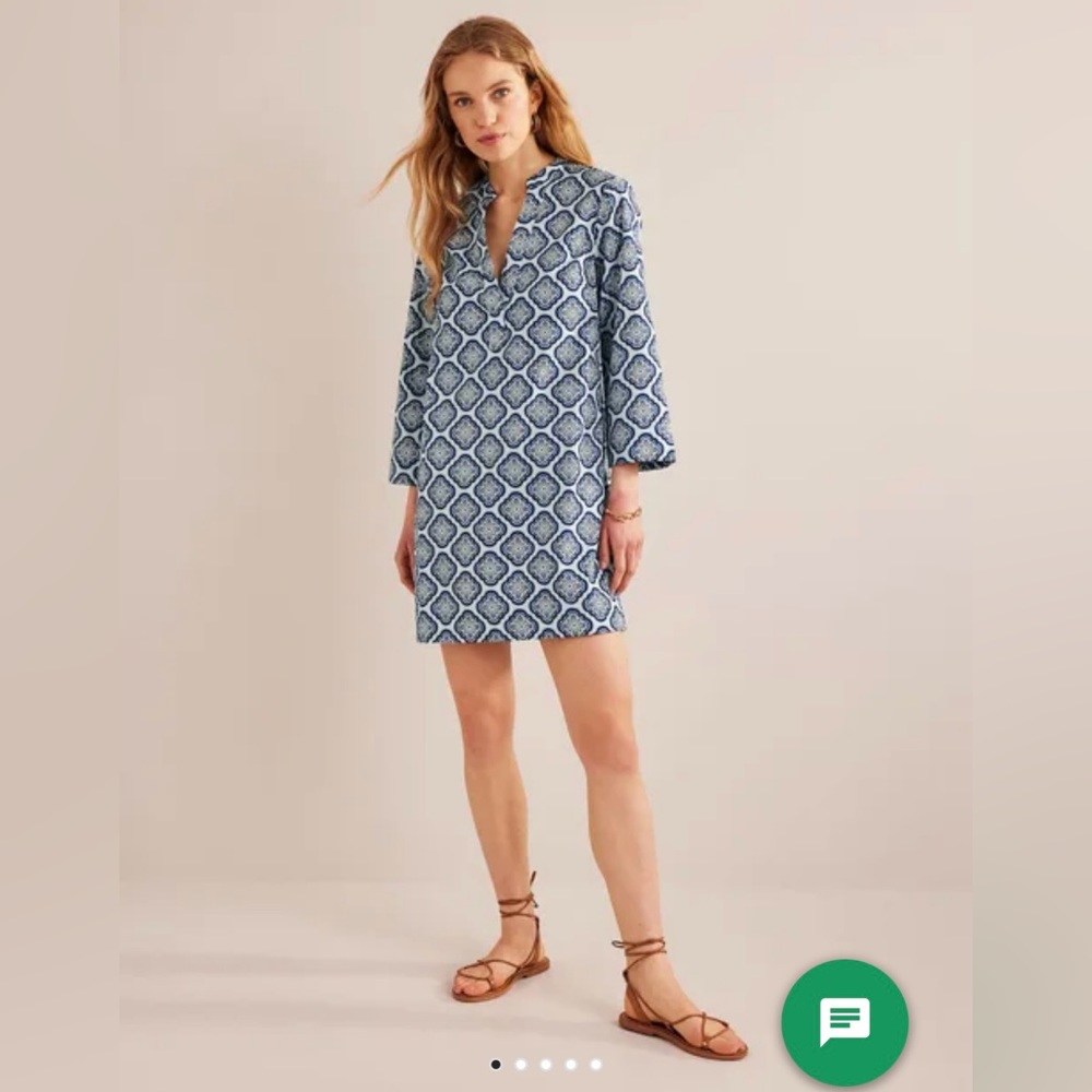 BODEN. Like new mini dress Size 4L. Worn once